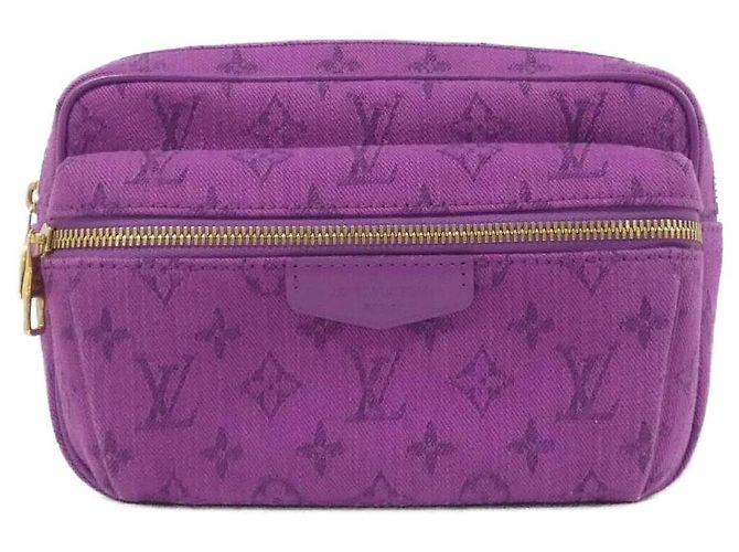 Bumbag Riñonera Louis Vuitton Monogram Denim Púrpura