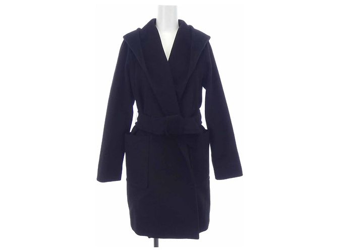 Max Mara Camel Mantel Schwarz