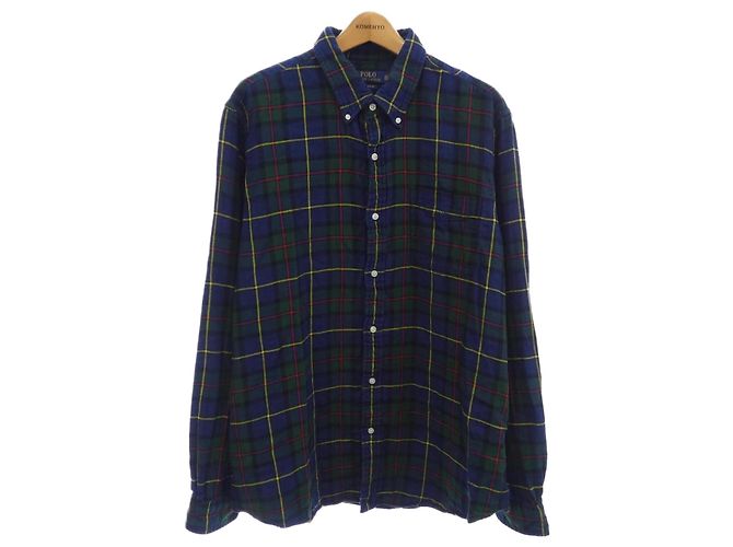 Camicia in cotone Polo Ralph Lauren Blu