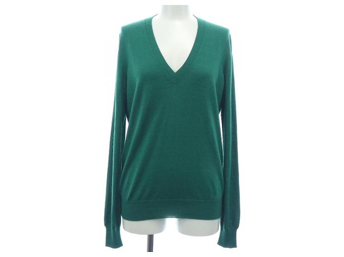 Autre Marque Tricô de seda e cashmere Drawer Verde