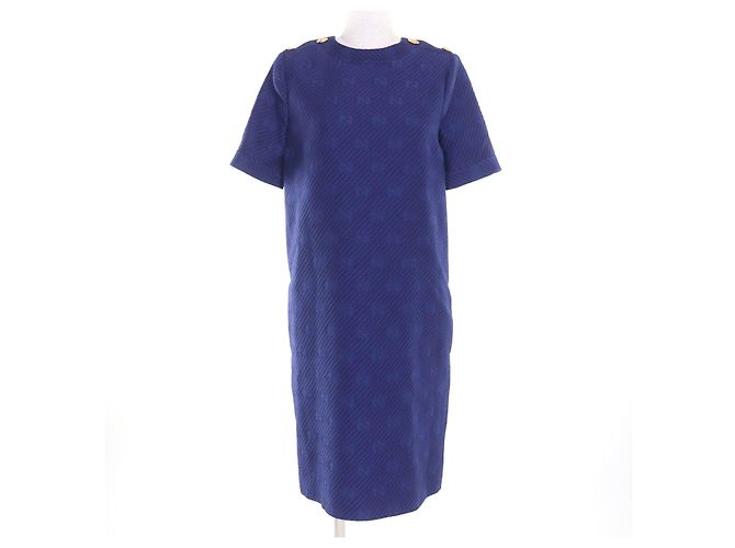 Gucci Wollkleid Blau Marineblau