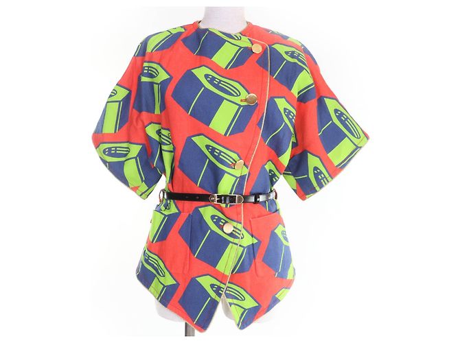 Chaqueta de lino Gucci Multicolor