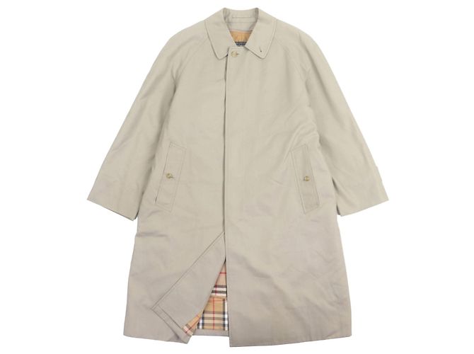 Abrigo Burberry 100% lana con forro de algodón Beige Caqui