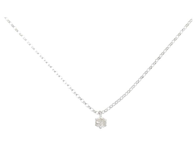 Autre Marque Collana con diamanti Au750 Argento