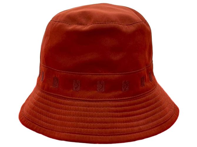 Hermès Bucket Hat Rot 