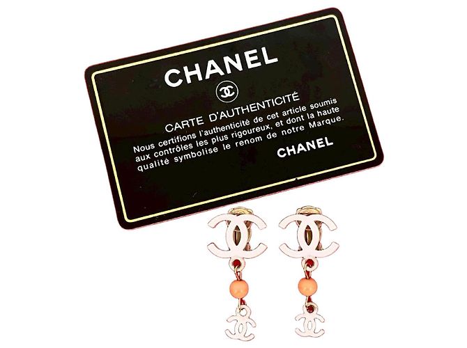 Classique Boucles d'oreilles Chanel Doré