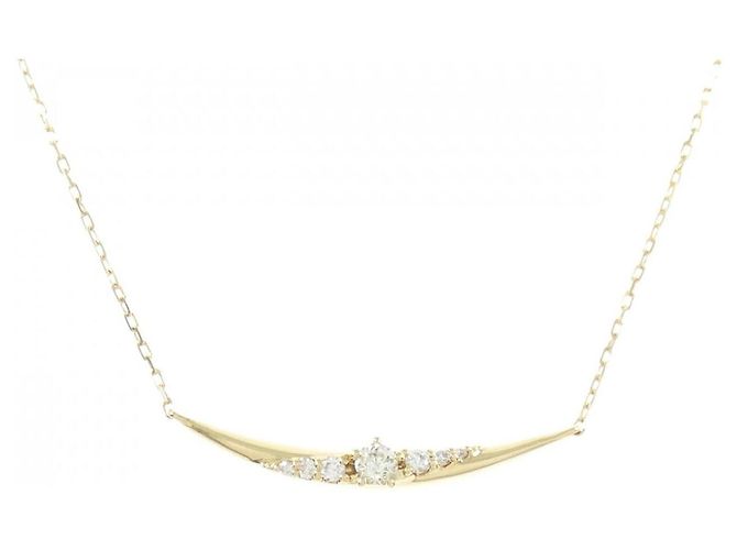 Autre Marque Collier en diamant Au750 Doré