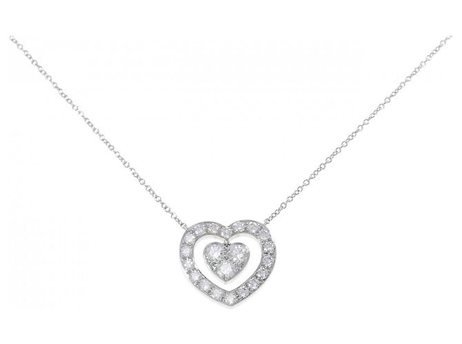 Colar de platina e diamantes Tiffany & Co. Prata