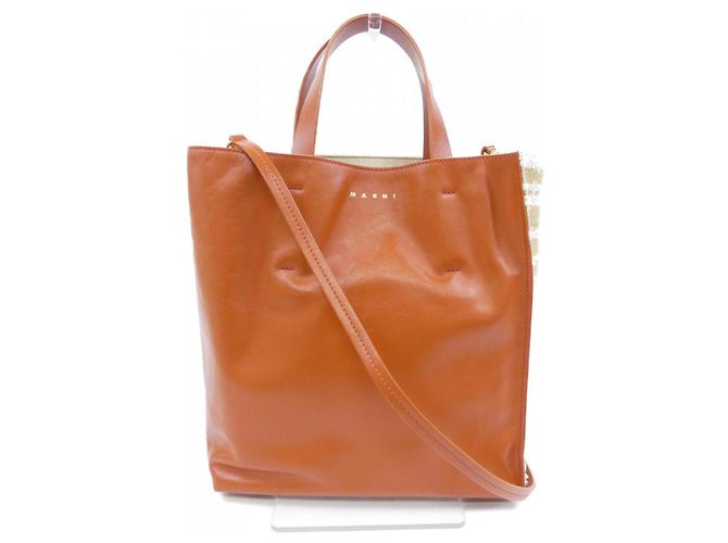 Borsa Marni SHMP0018U6 Marrone 