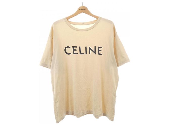Céline Camiseta de algodón CELINE Beige 