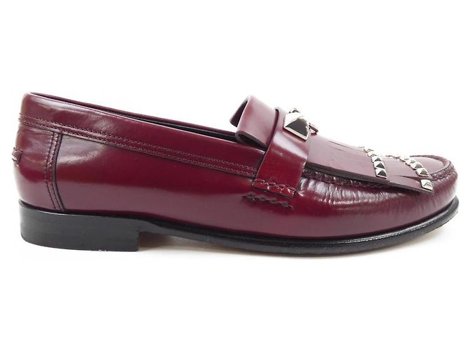 Hermès Hermes Lederschuhe 36 Rot