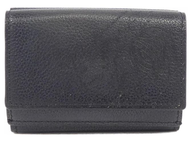 Berluti Scritto Leather Wallet Blue