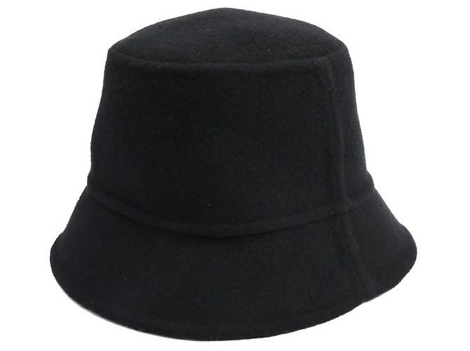 Cappello bucket in lana e seta Oblique Dior Nero