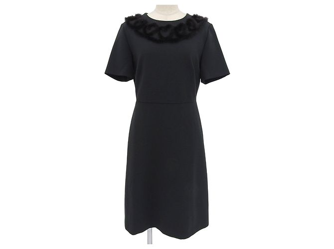Fendi Nerzkleid Schwarz 