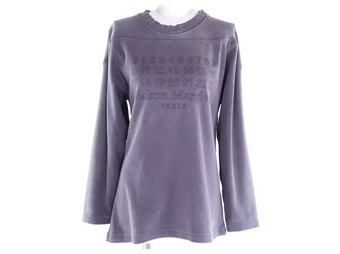 Maison Martin Margiela Maison Margiela 1 Sweatshirt aus Baumwolle Lila