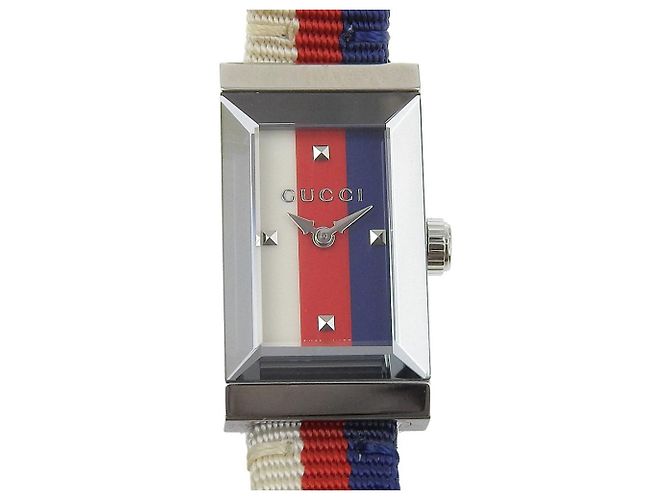 Reloj Gucci G-Frame de acero inoxidable Multicolor