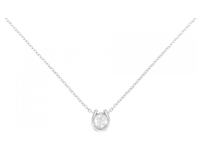 Autre Marque Collar de Diamante Pt900 Pt850 Plata