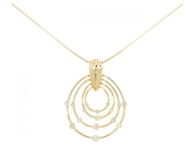 Autre Marque Collana in oro Au750 e diamanti D'oro