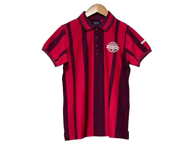 Autre Marque Polo de manga curta PEARLY GATES com riscas Rosa