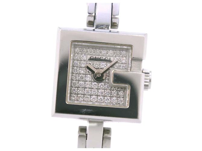 Gucci Mini G aus Edelstahl Silber