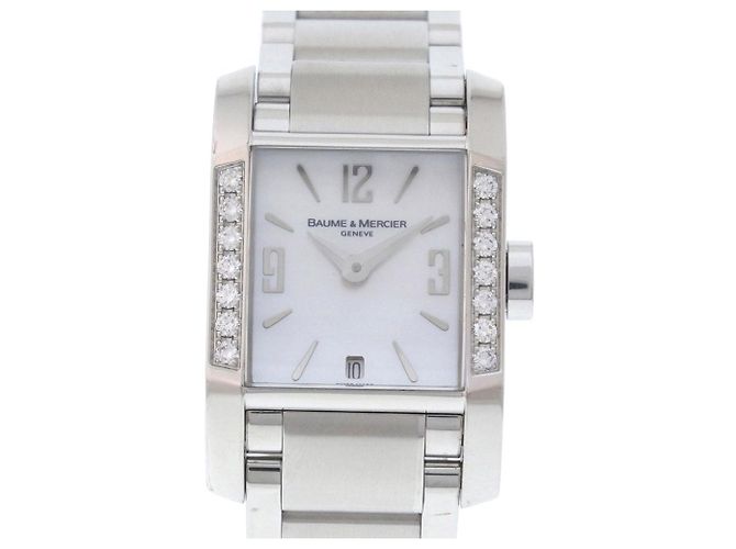Autre Marque Reloj Baume & Mercier Diamant de acero inoxidable Plata