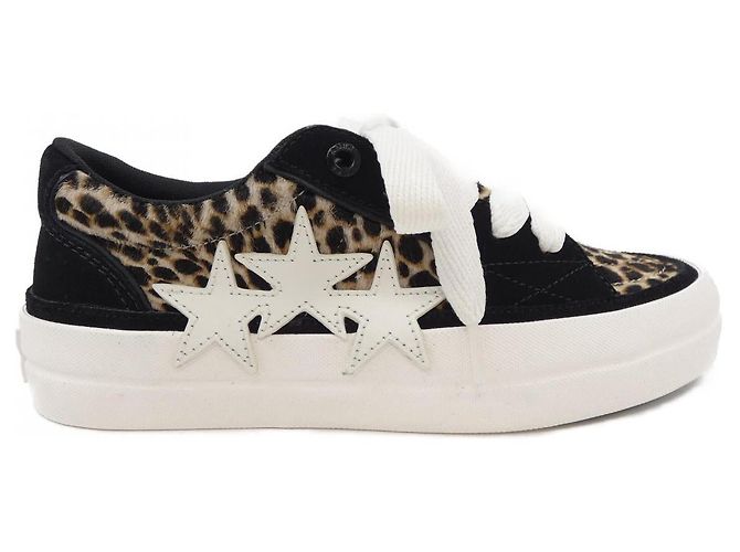 Baskets Amiri Marron Noir Beige