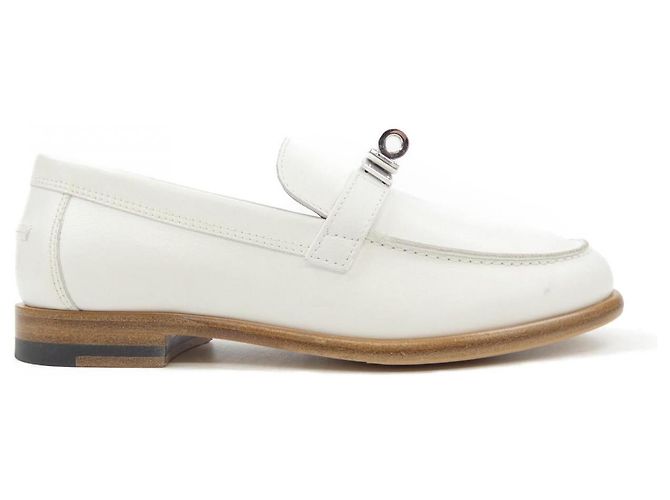 Hermès Hermes Kalbsleder Sneaker 34 Weiß