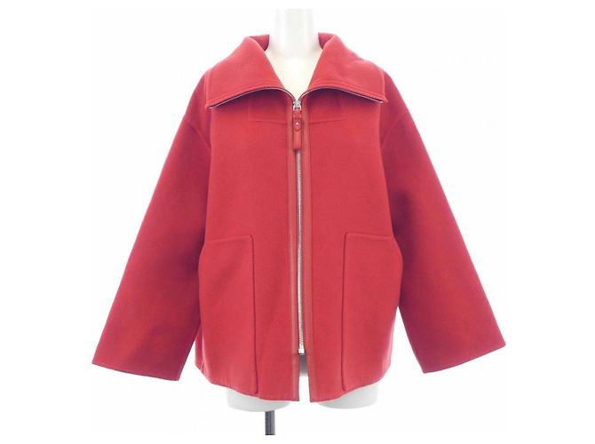 Giacca in cashmere Hermès 2H0120DB Rosso