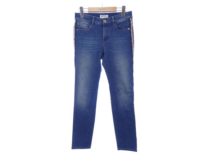 Timeless Chanel 18B Jeans Navy Blue Denim Blau Marineblau