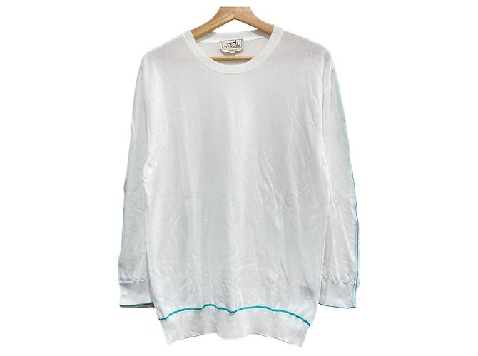 Punto de algodón Hermès Blanco 
