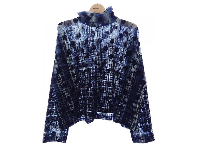 Autre Marque Top Yohji Yamamoto Y's Nero Blu