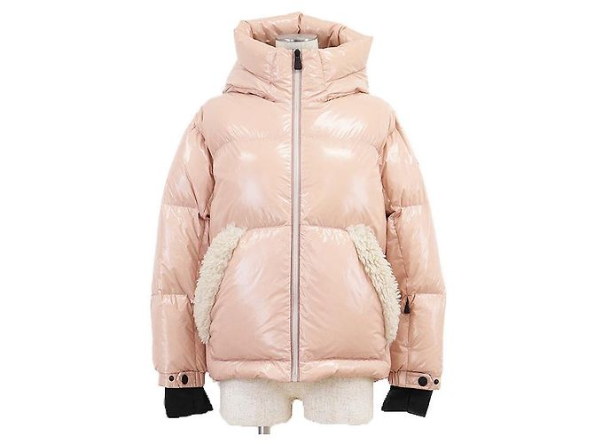 Chaqueta de Plumón Moncler Grenoble EIBSEE Rosa Beige