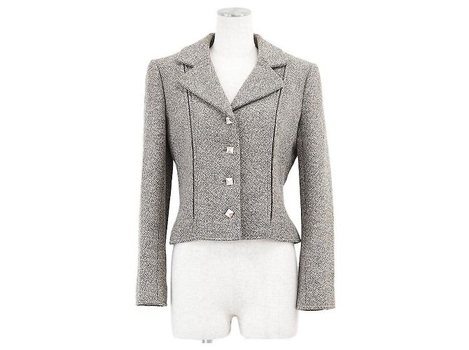 Timeless Chanel Wollstrickjacke Braun