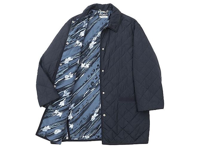 Polyestermantel Salvatore Ferragamo Blau Marineblau