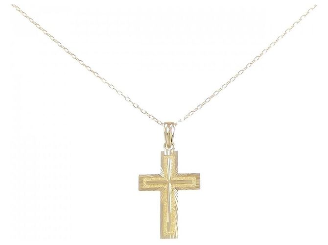 Autre Marque Collana Croce Au750 D'oro