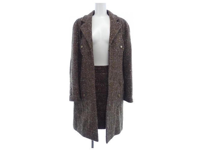 Timeless Conjunto Chanel Marrom
