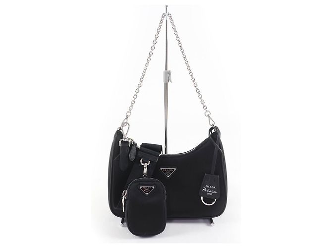 Borsa a tracolla Prada Re-Edition Nero 