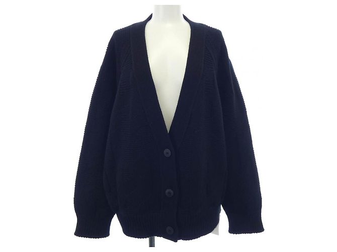 Hermès Hermes 3H2701D4 Wool Cardigan Black