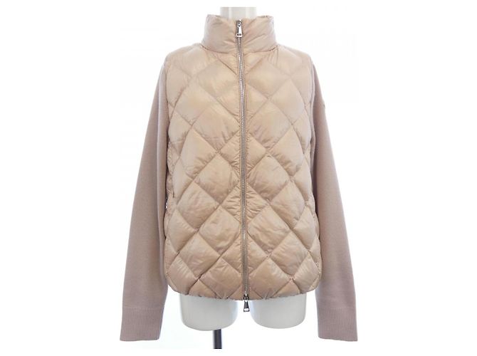 Moncler Down Jacket Beige