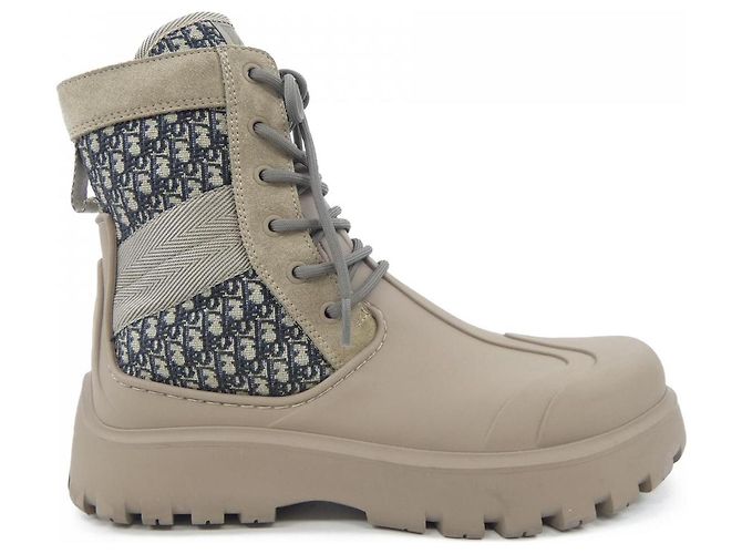 Dior Leather Boots Brown