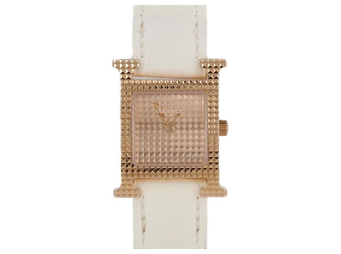 Hermès Relógio Hermes H Au750 Quartz Dourado