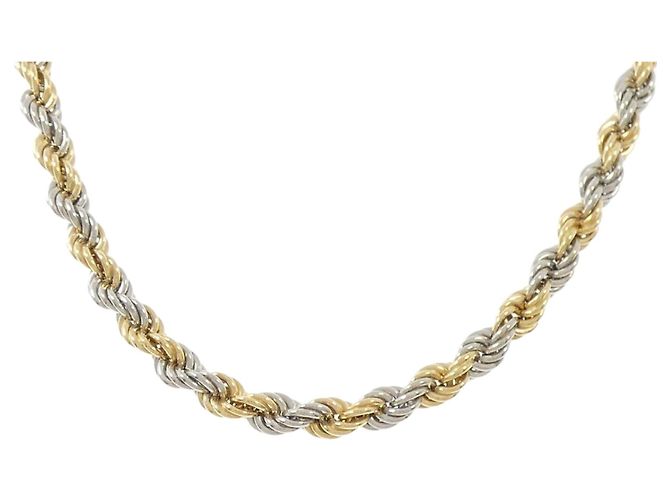 Autre Marque Collana Au750/PT850 D'oro
