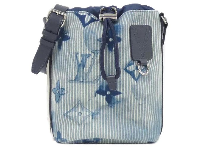 Sac Messenger Louis Vuitton Monogram Aquarelle Bleu