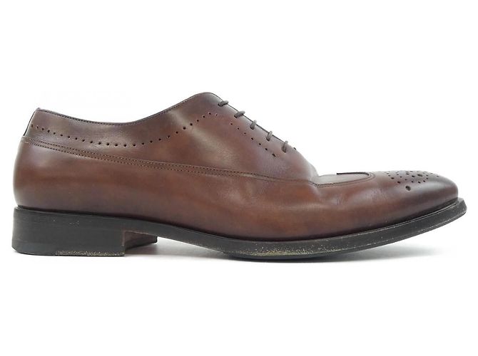 Autre Marque Derbies en cuir Santoni Marron