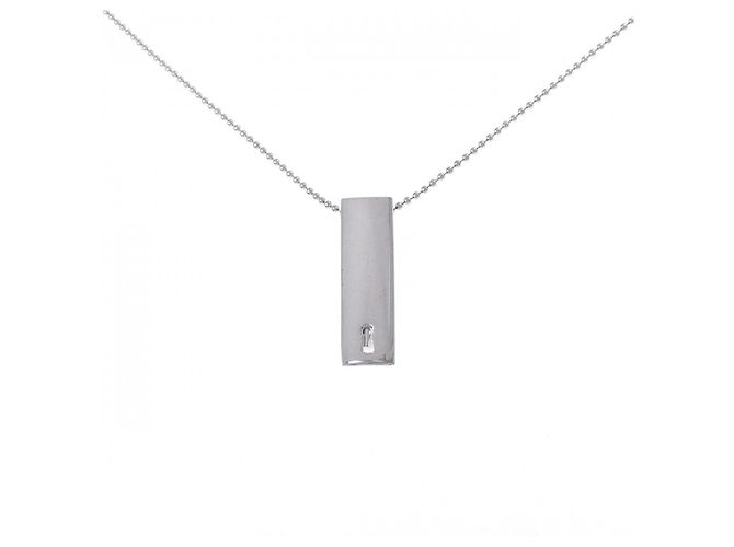 Autre Marque Collar Llave en Au750 Plata
