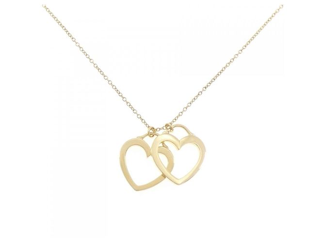 Colar Sentimental Double Heart em Au750 da Tiffany & Co.