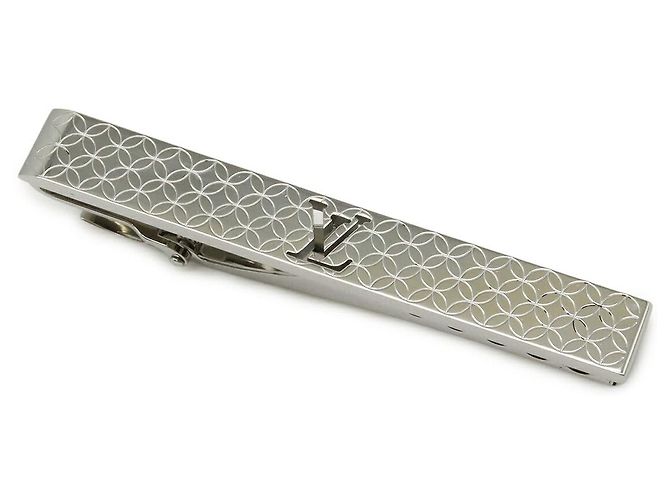 Clip per cravatta Louis Vuitton Champs Elysees Argento