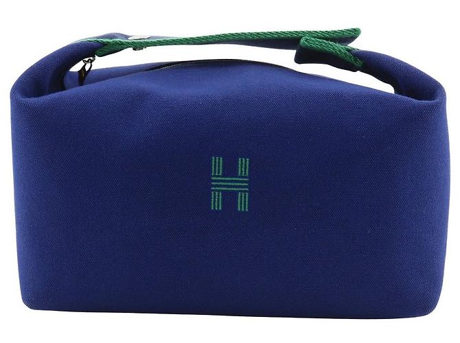 Hermès Hermes Bride-a-Brac Canvas Handtasche Blau