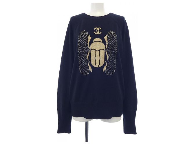 Timeless Punto de cachemira Chanel Negro