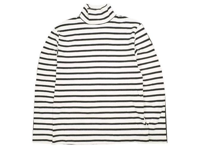 Autre Marque OUR LEGACY MARRON WHITE STRIPE T-shirt a maniche lunghe in cotone Marrone Bianco